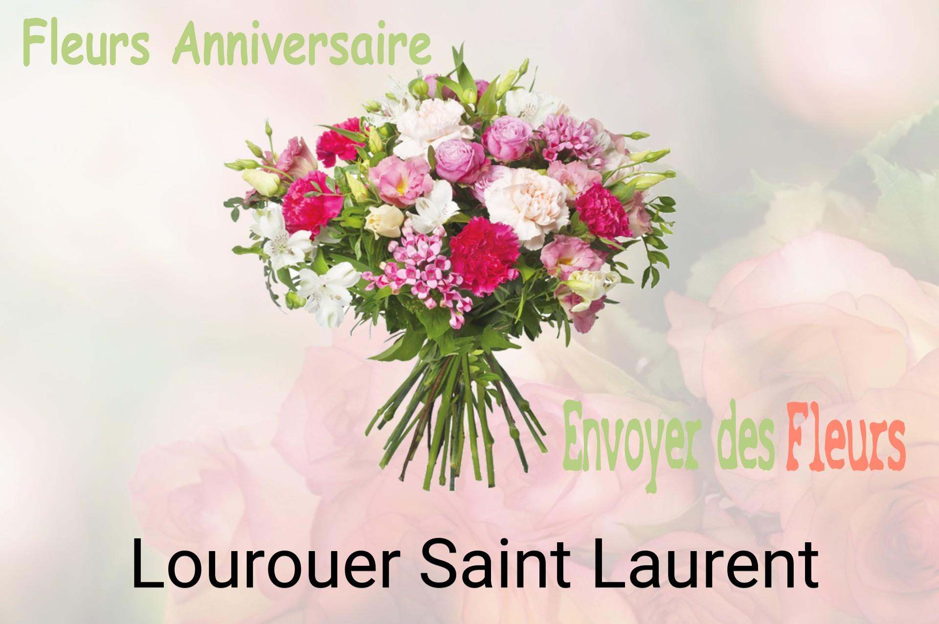 Bouquet de fleurs d’anniversaire livré à Lourouer-Saint-Laurent